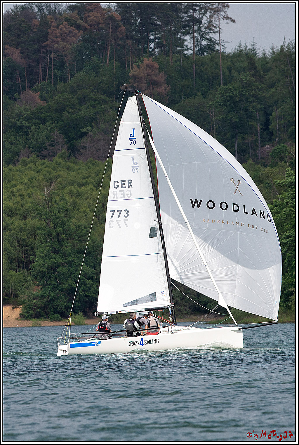 J70 - WOODLAND, 12.06.2021 Segelboot; Segeln; Woodland; Spinnaker; J70; Sorpesee; Sauerland